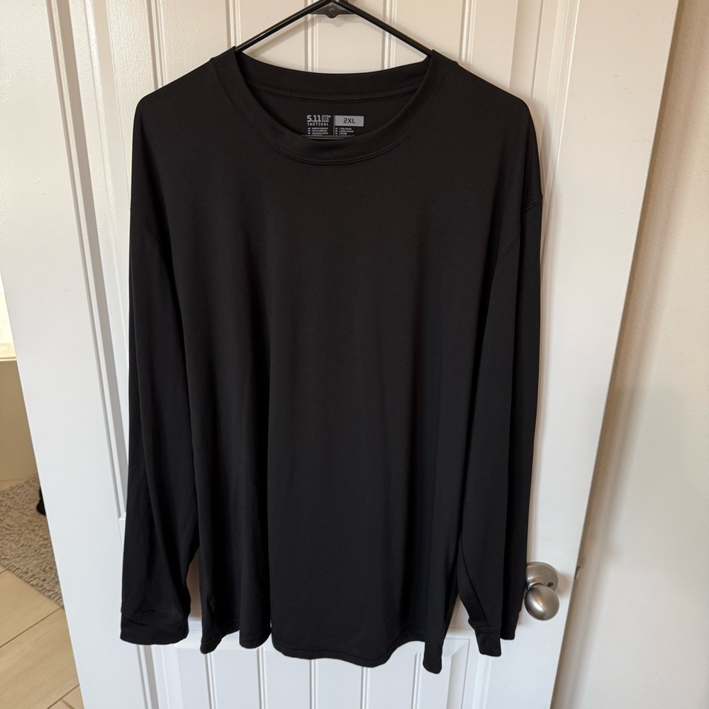 5.11 Tactical Long Sleeve Crew Shirt - Black